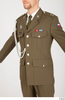  Photos Army man in Ceremonial Suit 1 Army Brown uniform Ceremonial uniform upper body 0002.jpg